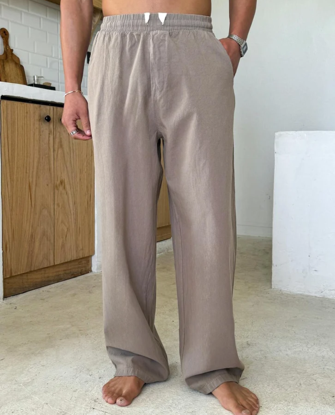 BRIAN™ | Men's Sicily Linen Trousers