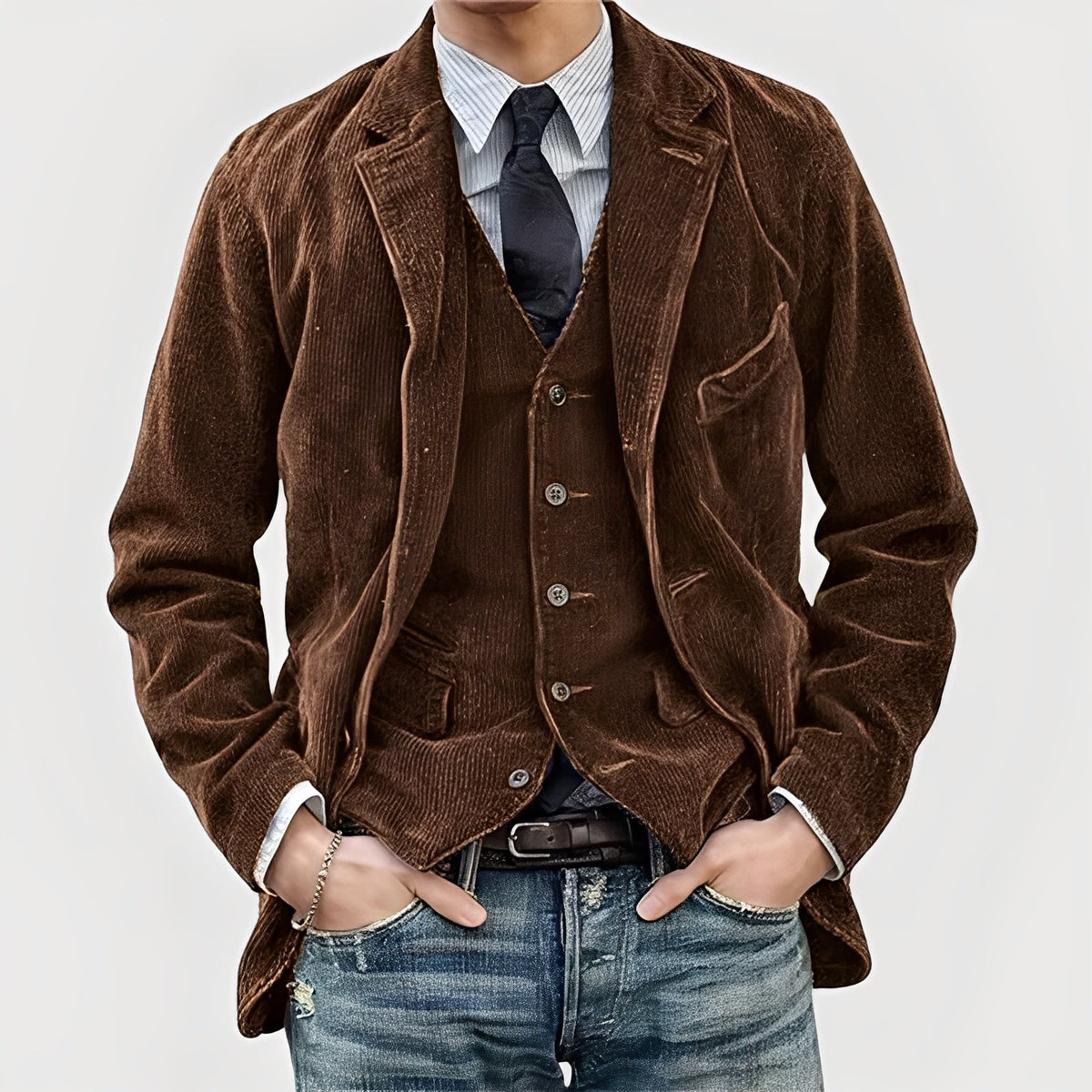 BRIAN™ | ELEGANT VINTAGE JACKET AND VEST