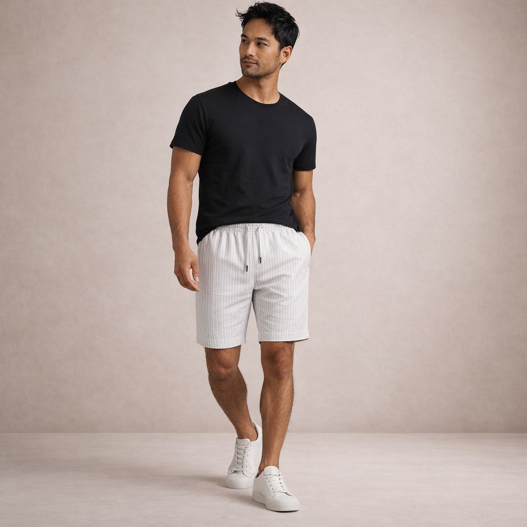 BRAIN™ | Casual Linen Shorts