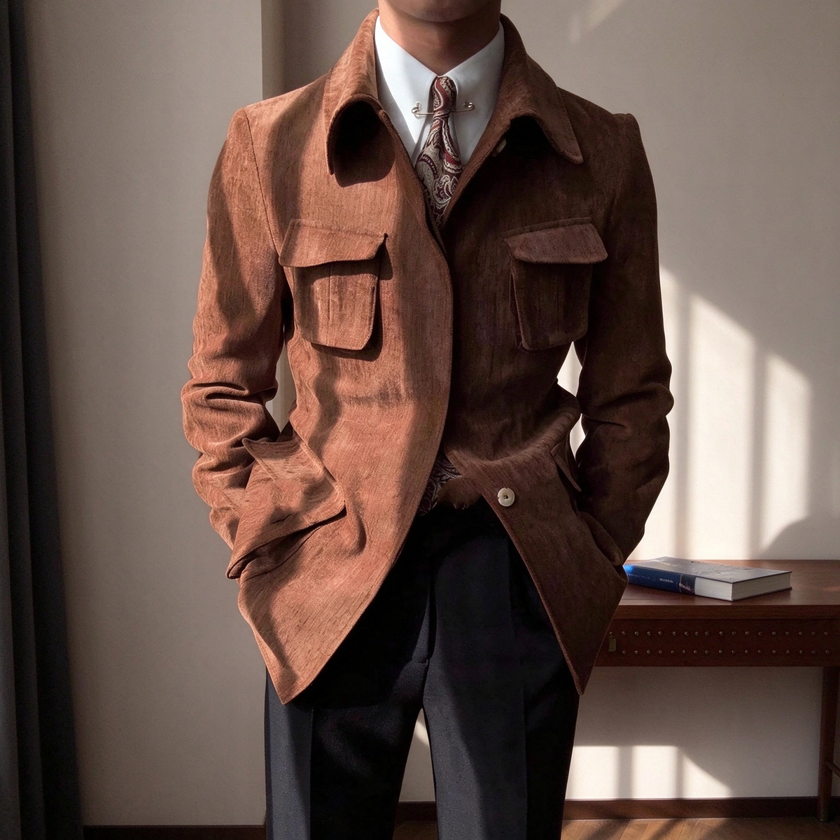 BRIAN™ | Vintage Field Jacket – Tailored Fit & Classic Utility Style