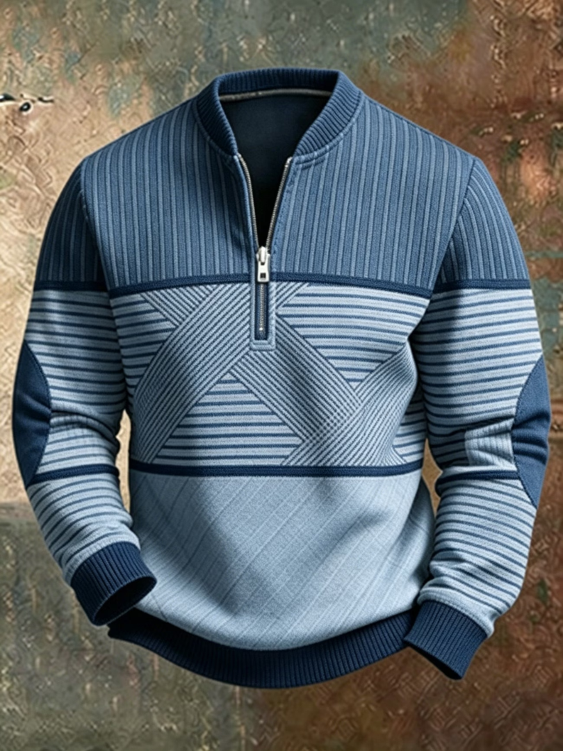 BRIAN™ | Stylish Men's Half-Zip Sweater