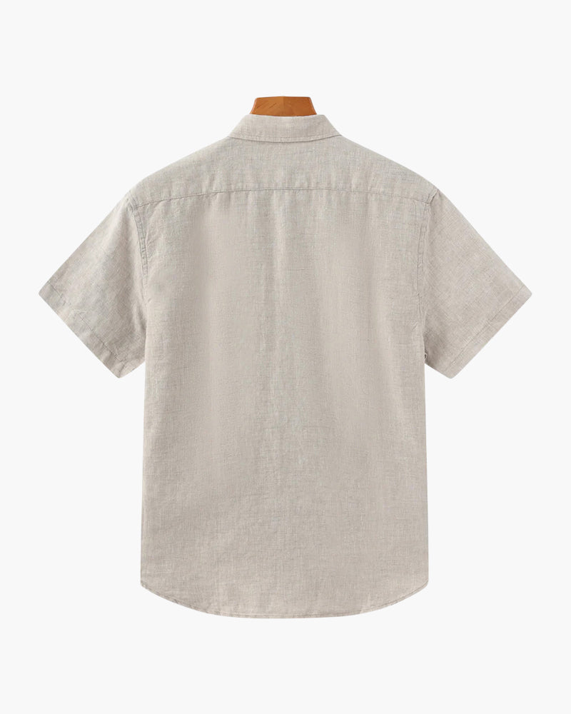 BRAIN™ | LINEN SHIRT (SHORT SLEEVE)
