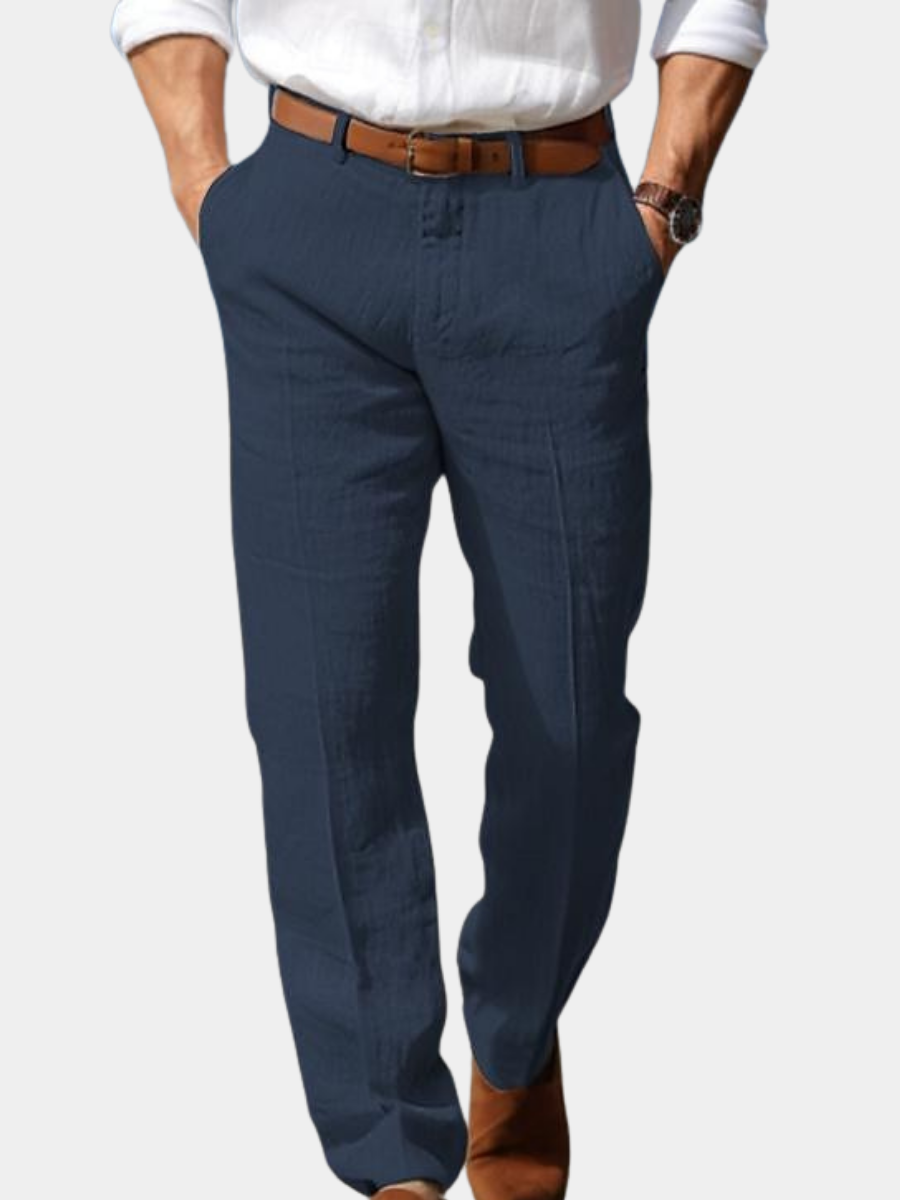 BRAIN™ | Mens Premium Linen Trousers