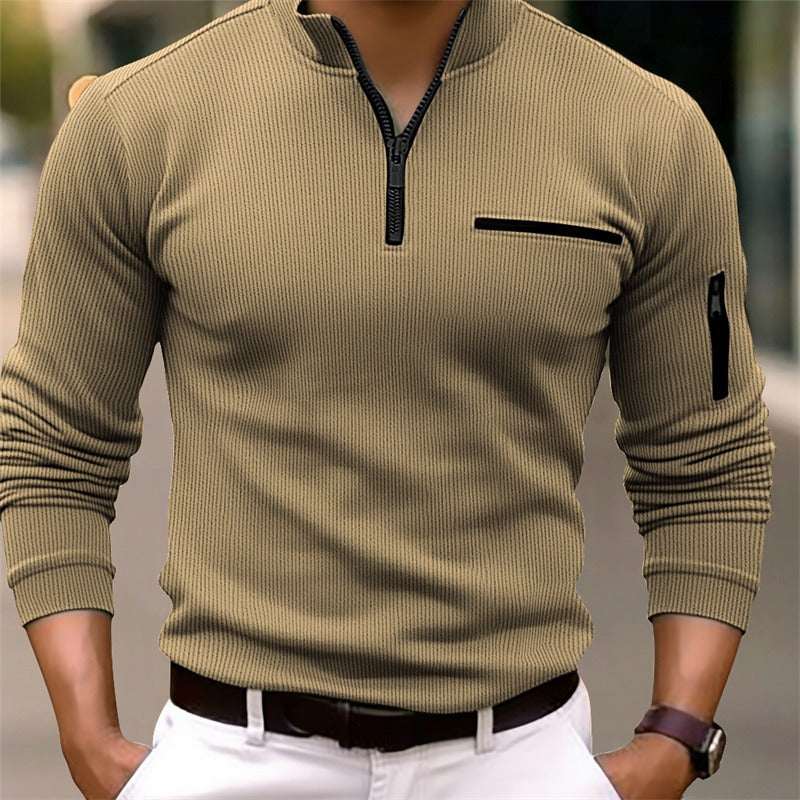 BRAIN™ | ZIP COLLAR SHIRT FOR MEN