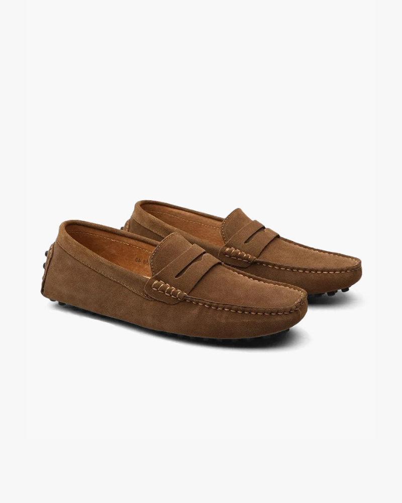 BRAIN™ | Suede driver loafers