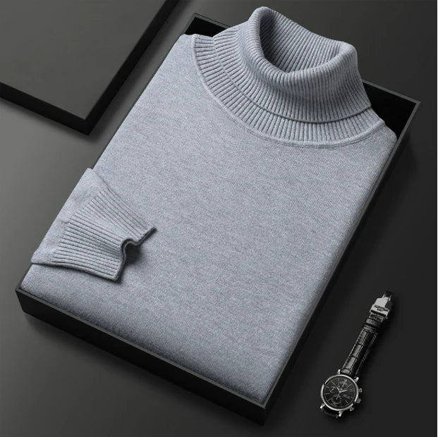BRIAN™ | Men's Solid-Color Premium Turtleneck Sweater