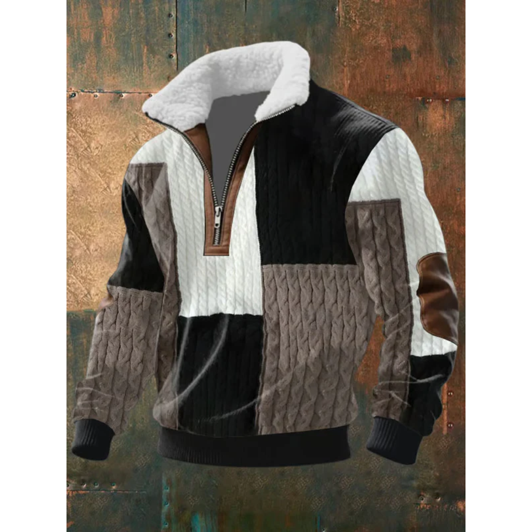 BRIAN™ | HIGH COLLAR SWEATER