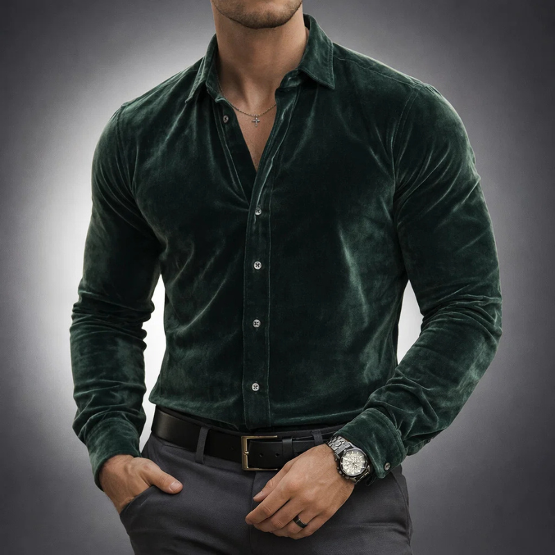 BRAIN™ | VELVET SHIRT FOR MEN