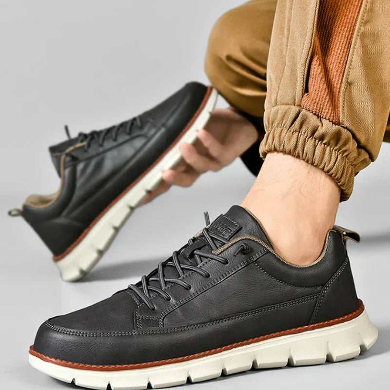 BRAIN™ | Men's Cushioned Leather Walking