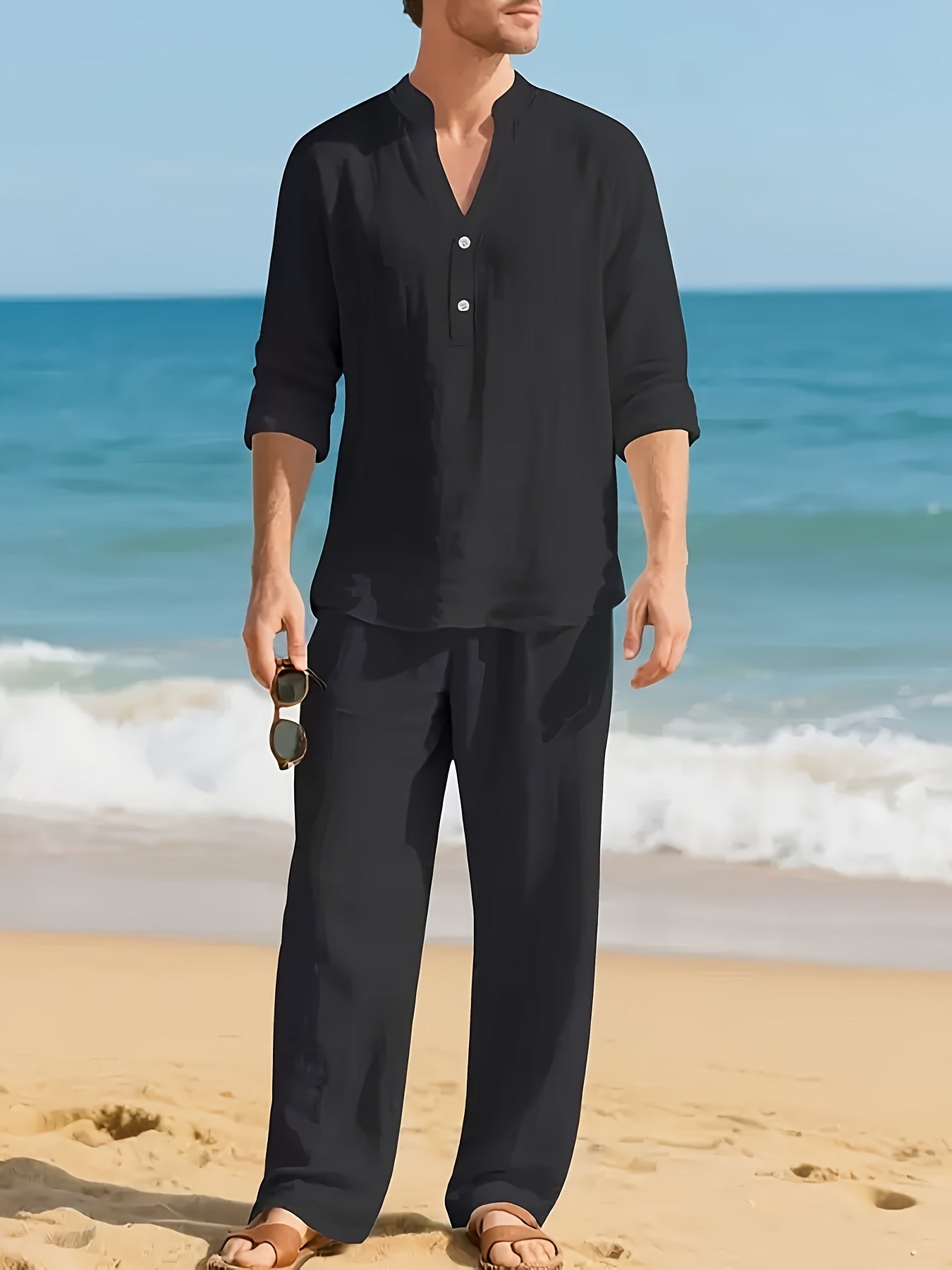 BRAIN™ | Men's Coords Woven Linen