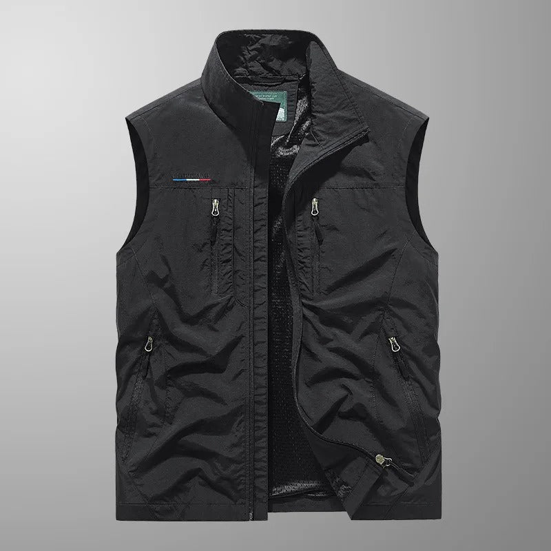 BRAIN™ | Men's Nylon Zip Vest