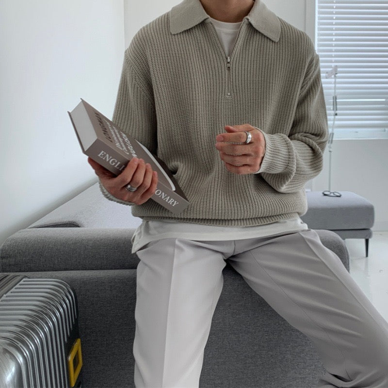 BRIAN™ | Rason Zipped Sweater