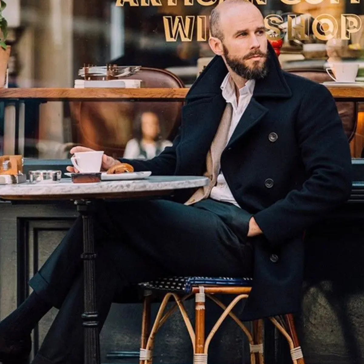 BRIAN™ | Wool Peacoat