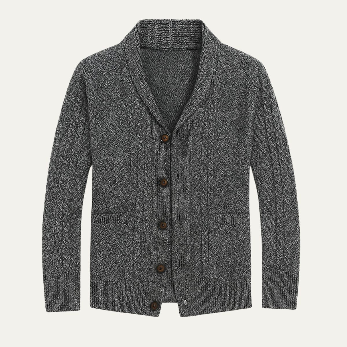 BRAIN™ | Button-Front Cardigan
