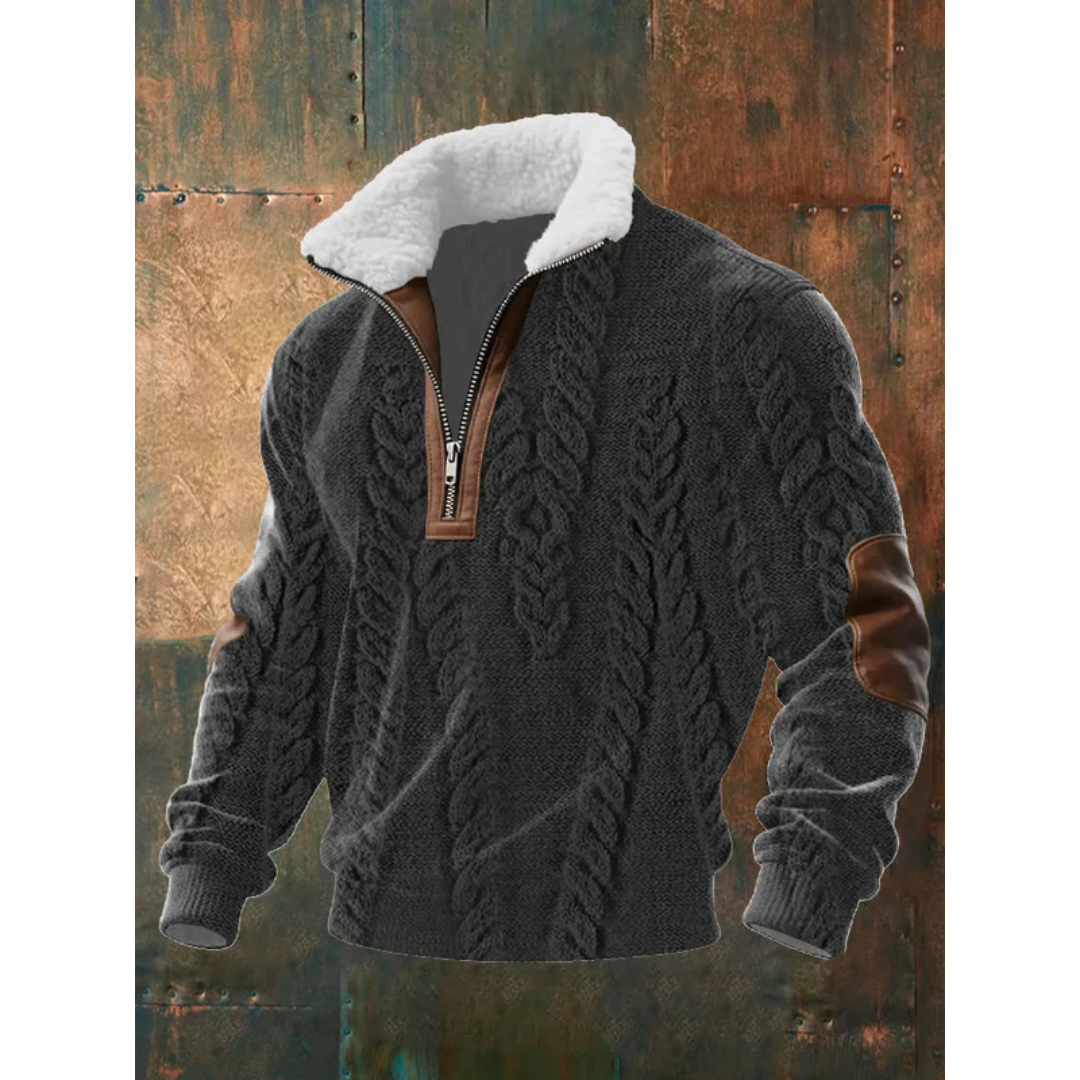 BRIAN™ | HIGH COLLAR SWEATER