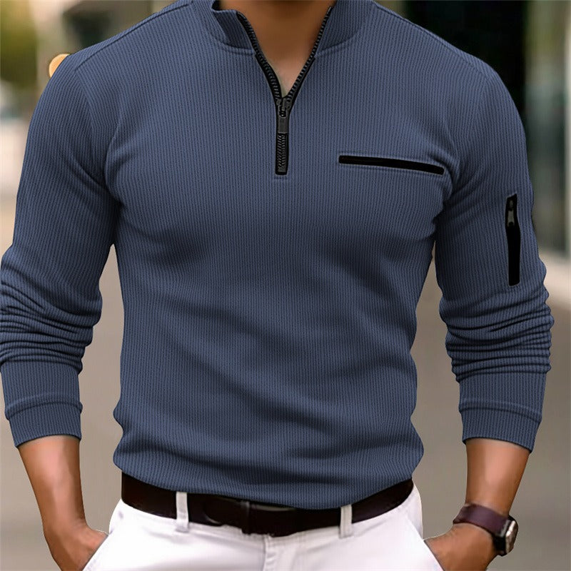 BRAIN™ | ZIP COLLAR SHIRT FOR MEN