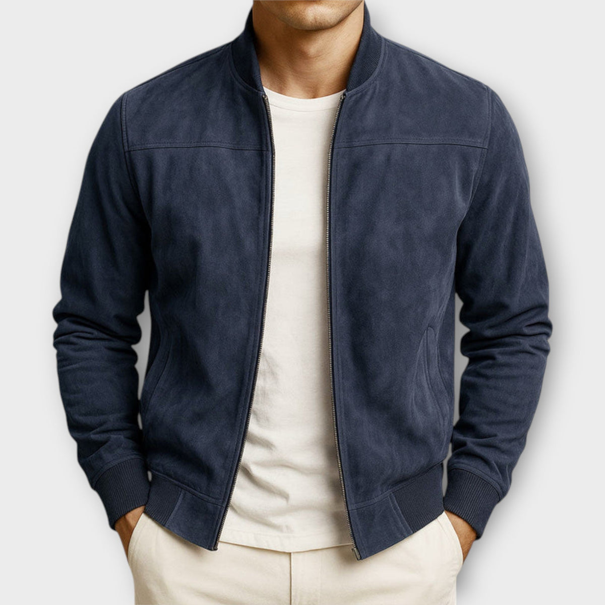 BRIAN™ | SUEDE BOMBER JACKET