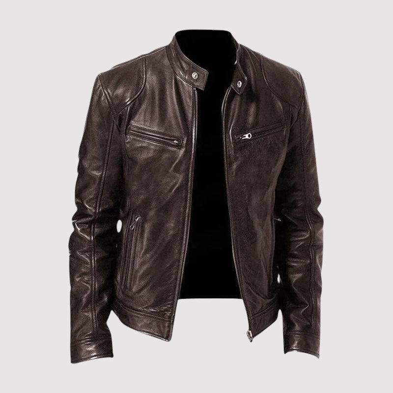 BRIAN™ | ELEGANT LEATHER JACKET