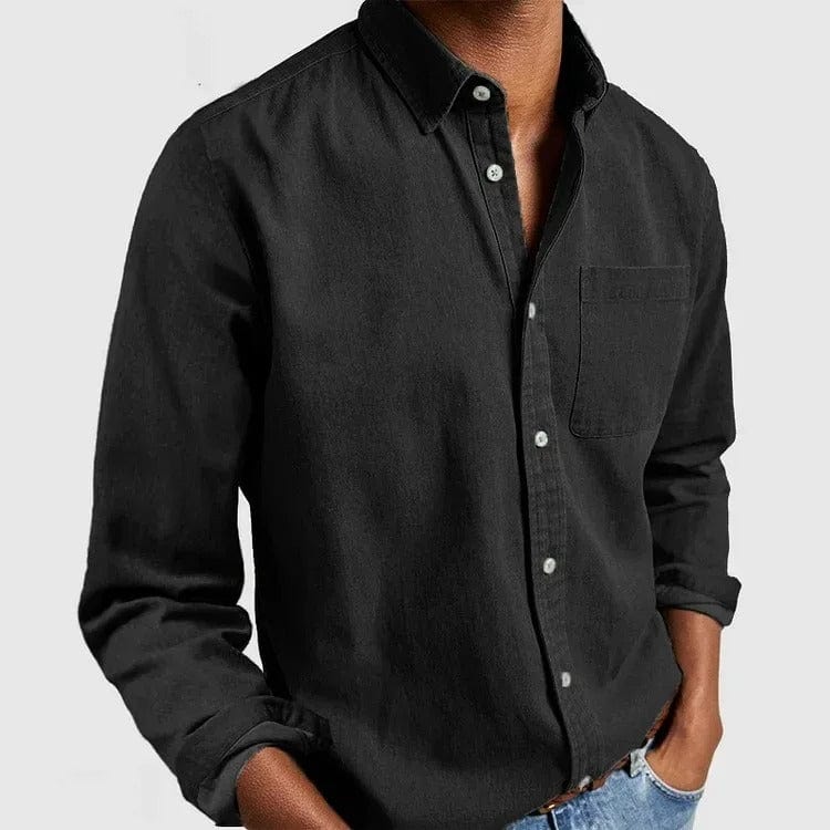BRAIN™ | Button-Up Polo-Collar Shirt