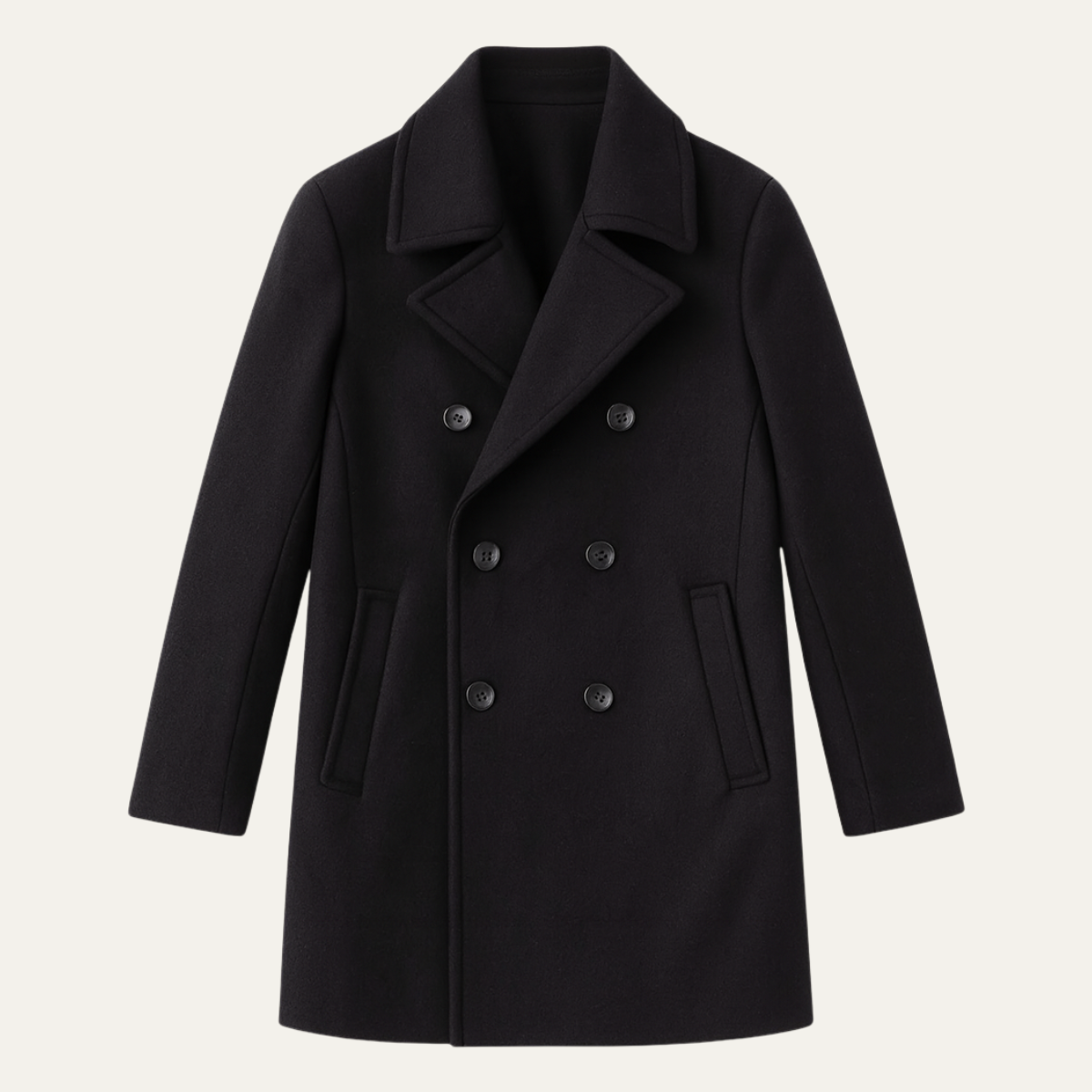 BRIAN™ | Wool Peacoat