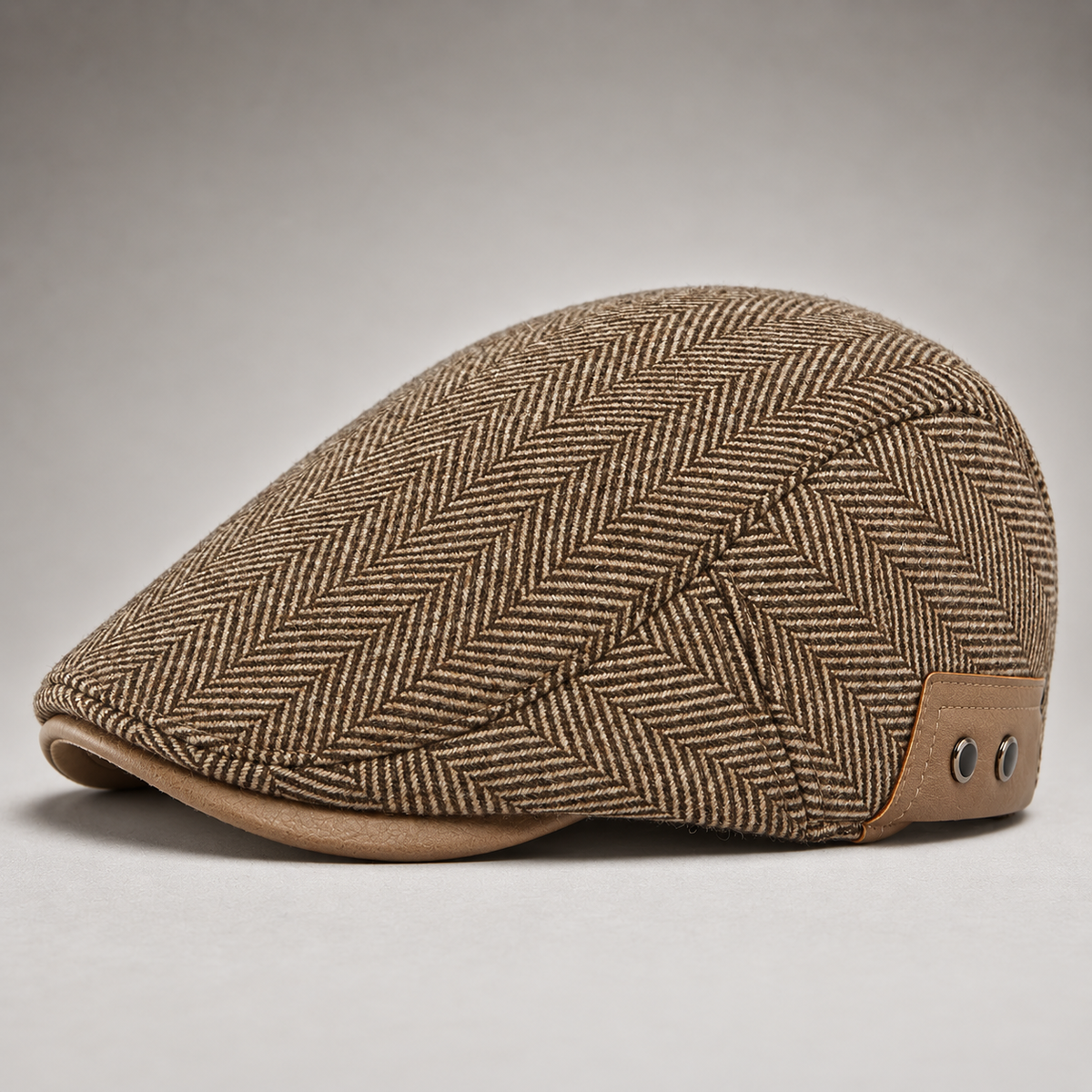 BRIAN™ | Thornton Herringbone Driving Cap