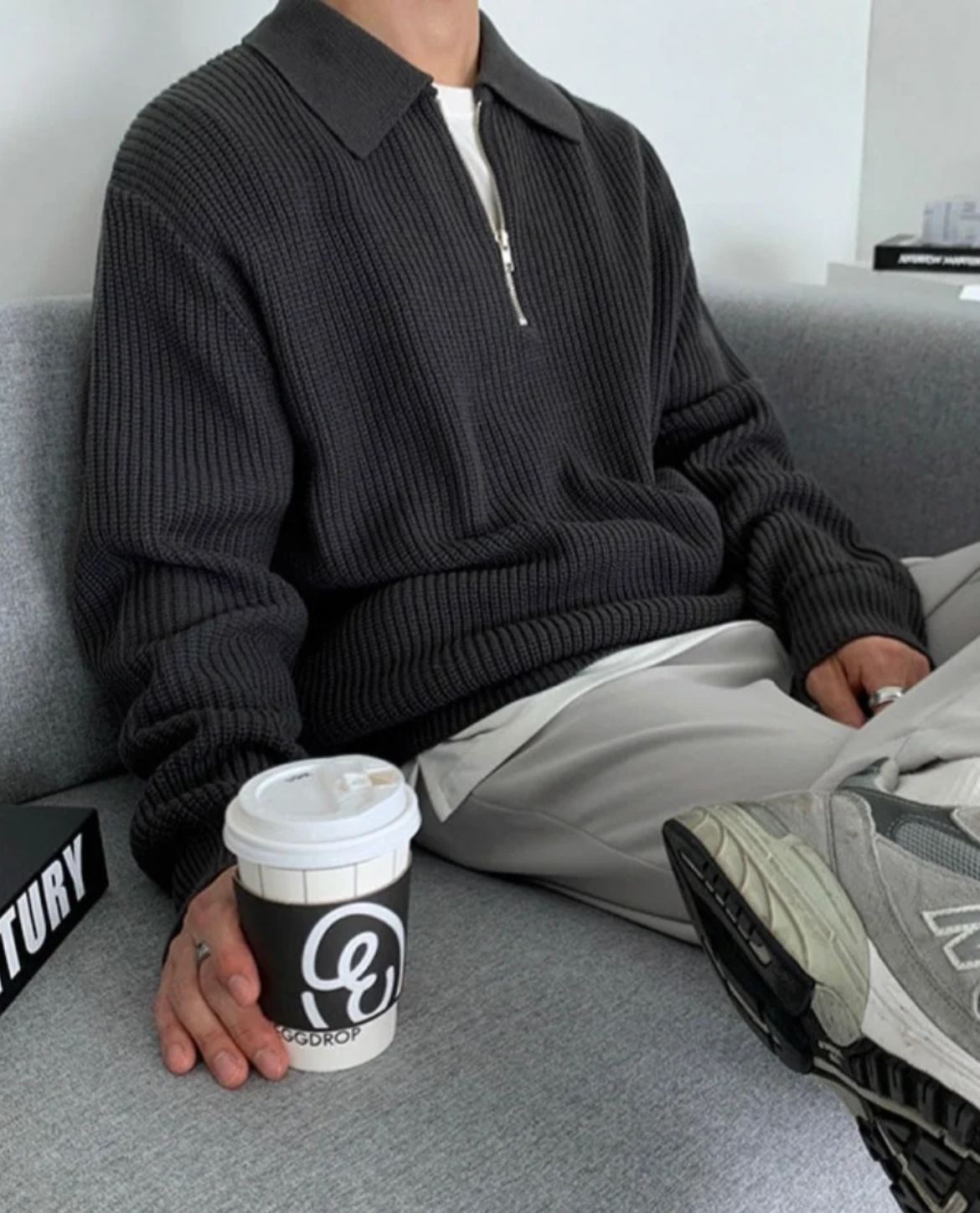BRIAN™ | Men's Velino Polo Quarter Zip