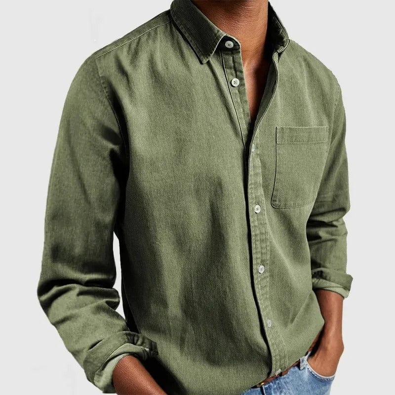 BRAIN™ | Button-Up Polo-Collar Shirt