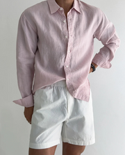 BRIAN™ | Men's Santorini Linen Shirt