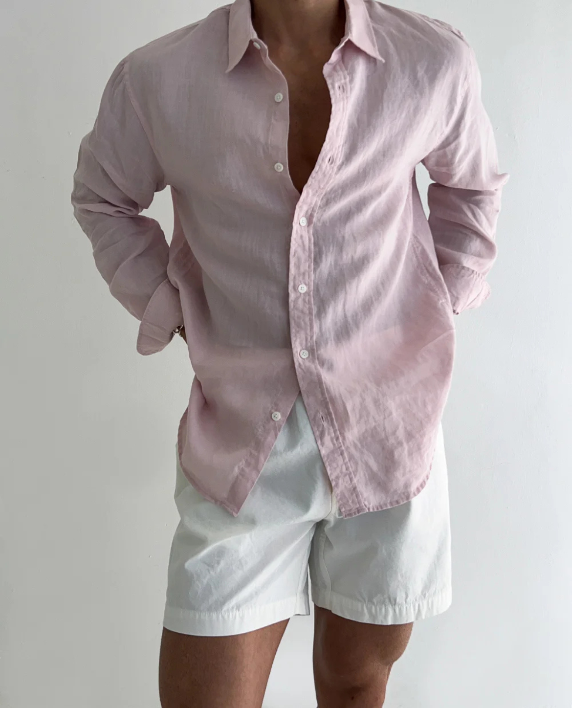 BRIAN™ | Men's Santorini Linen Shirt