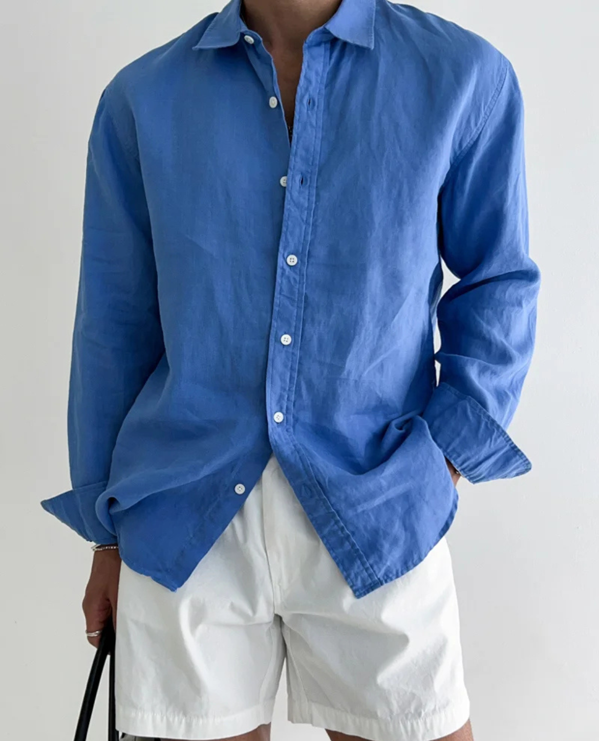 BRIAN™ | Men's Santorini Linen Shirt