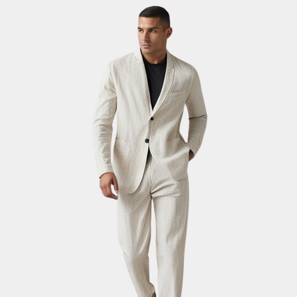 BRAIN™ | Men's Linen-Cotton Suit
