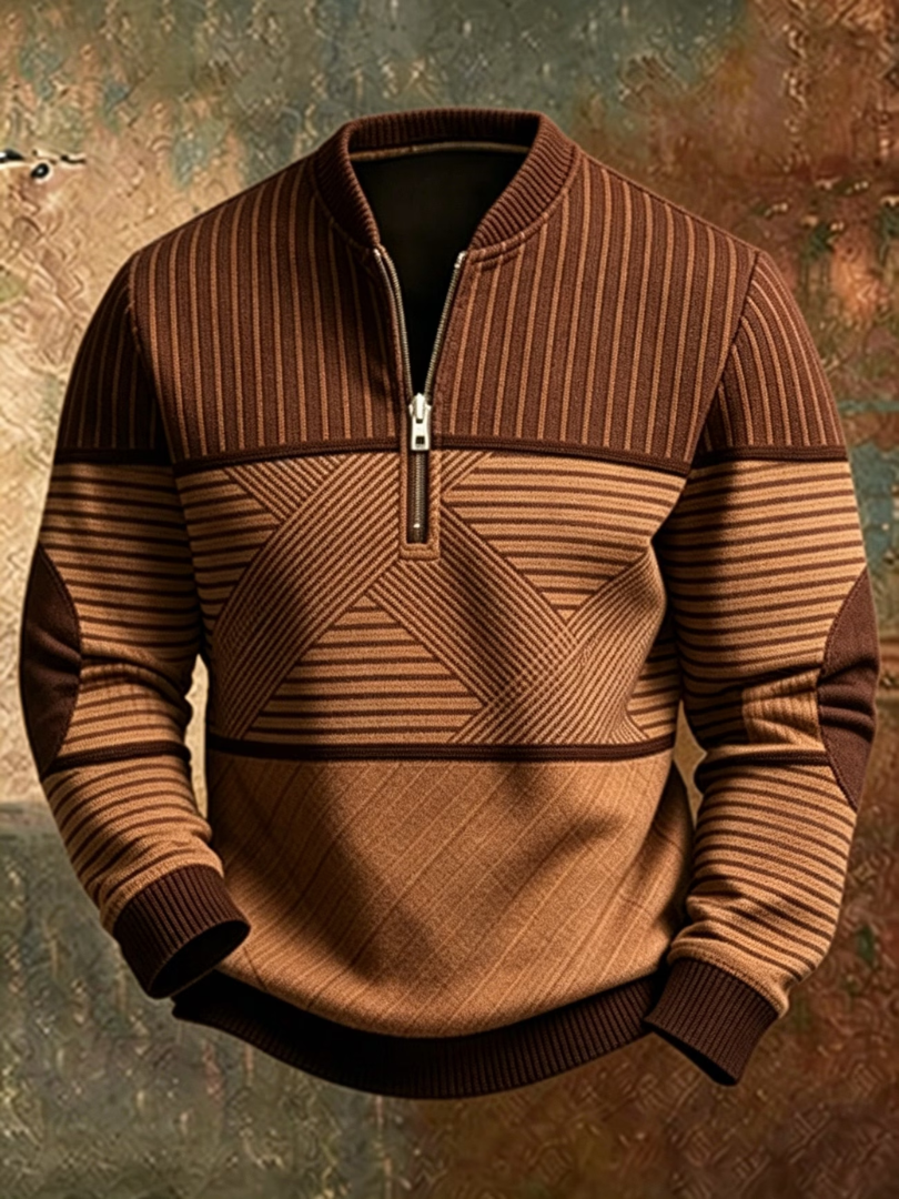 BRIAN™ | Stylish Men's Half-Zip Sweater