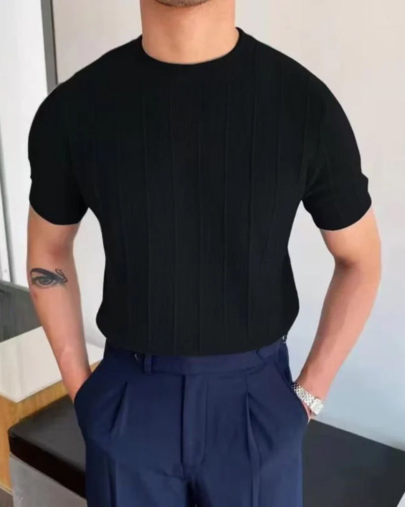 BRIAN™ | Men's Piave Knitted T-Shirt