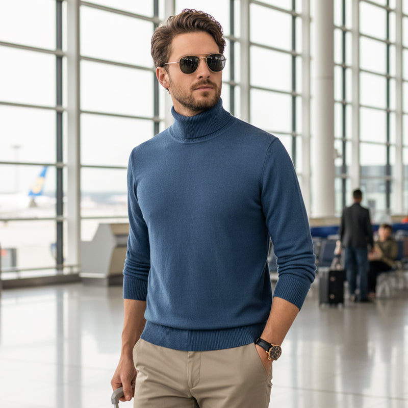 BRIAN™ | Men's Solid-Color Premium Turtleneck Sweater