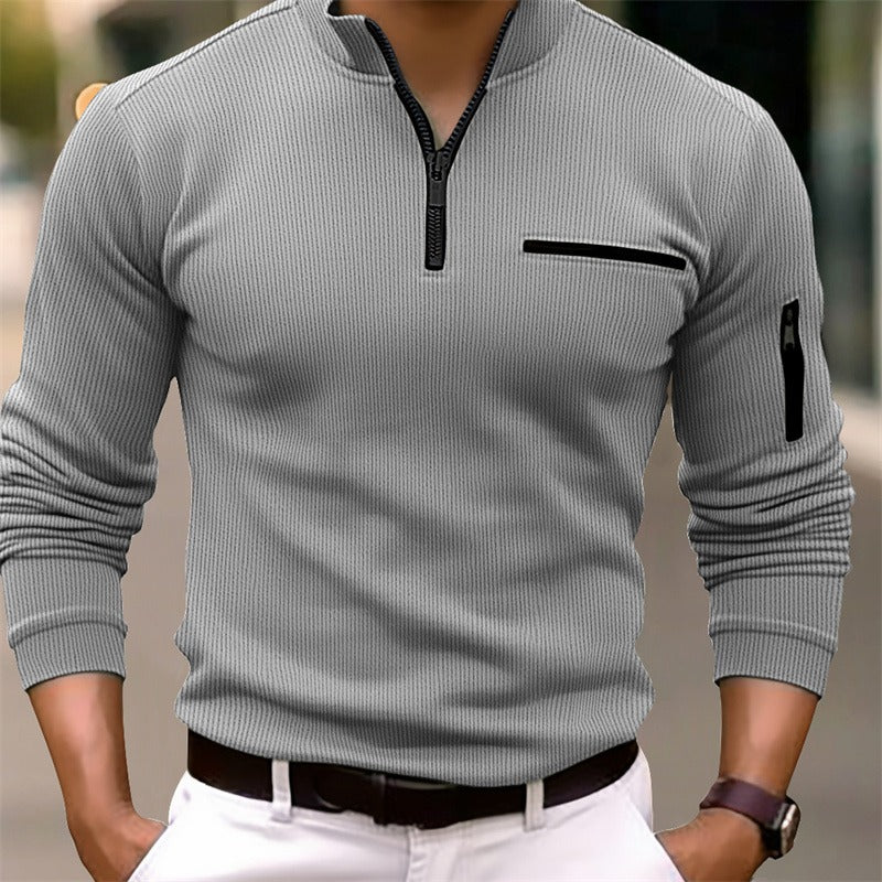 BRAIN™ | ZIP COLLAR SHIRT FOR MEN