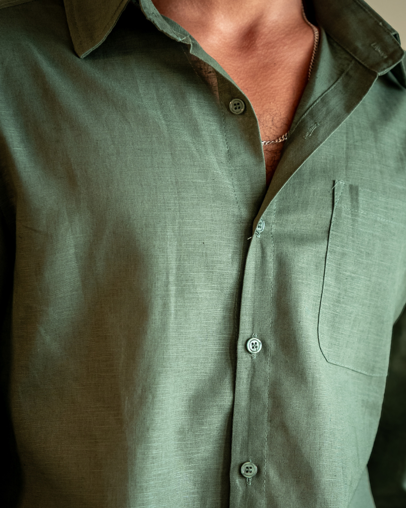 BRAIN™ | Long-sleeve linen set