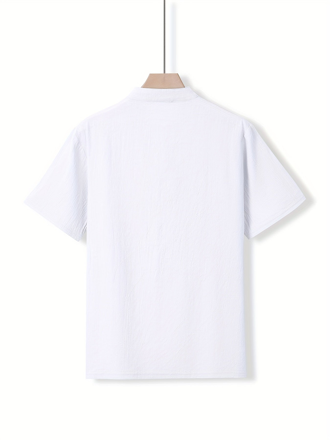 BRAIN™ | Men's Linen Henley Shirt
