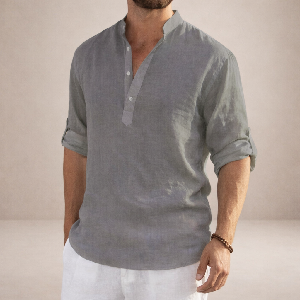 BRIAN™ | Stand-Collar Shirt