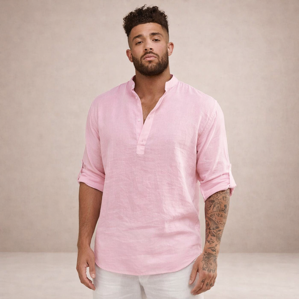 BRIAN™ | Stand-Collar Shirt