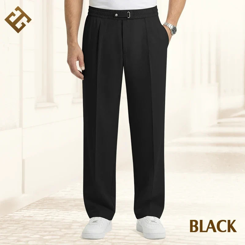 BRIAN™ | EaseTailor - Flexible Straight-Fit Smart Comfort Pants