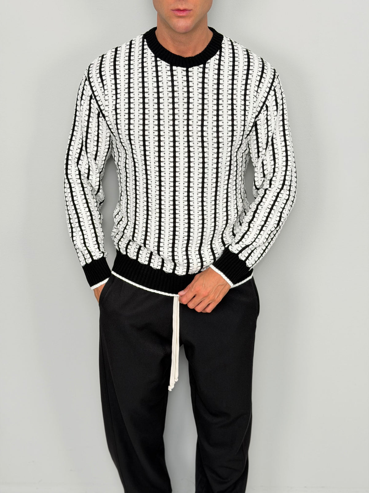 BRIAN™ | Frost Wool Sweater