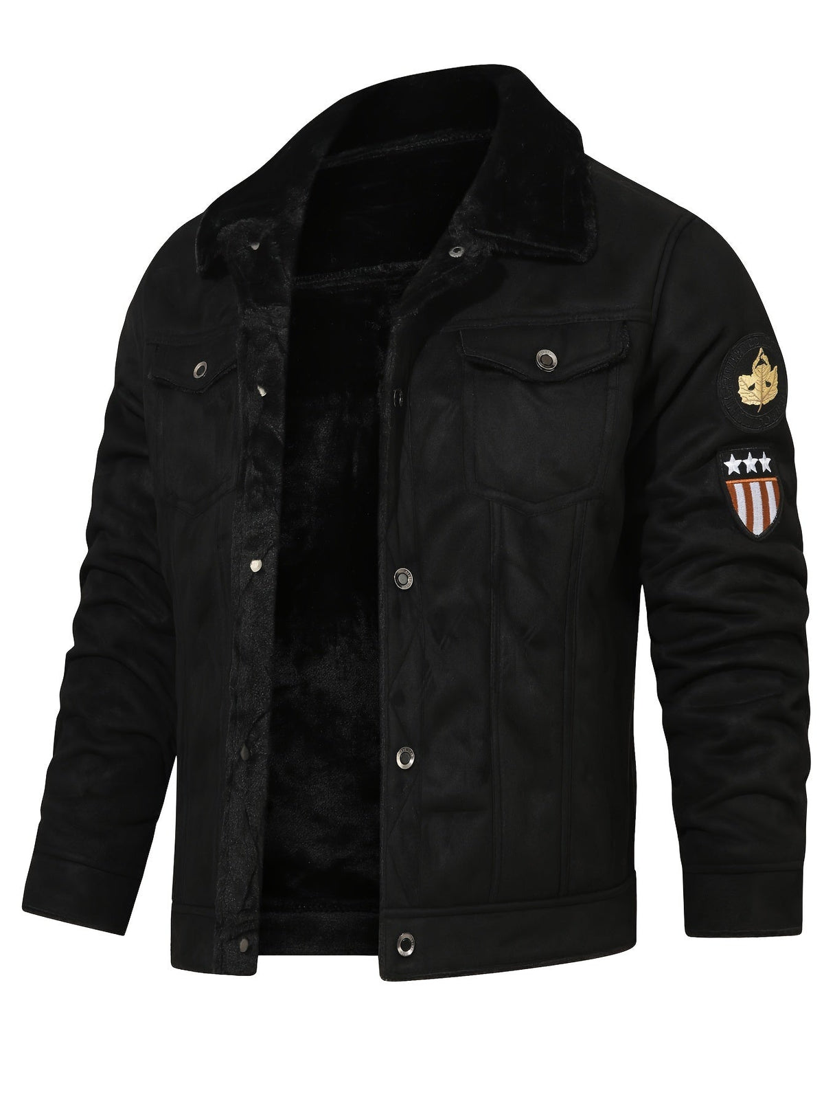 BRIAN™ | Fleece-Lined Trucker Jacket