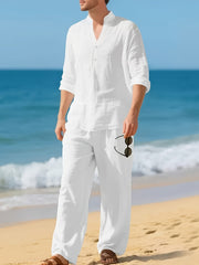 BRAIN™ | Men's Coords Woven Linen