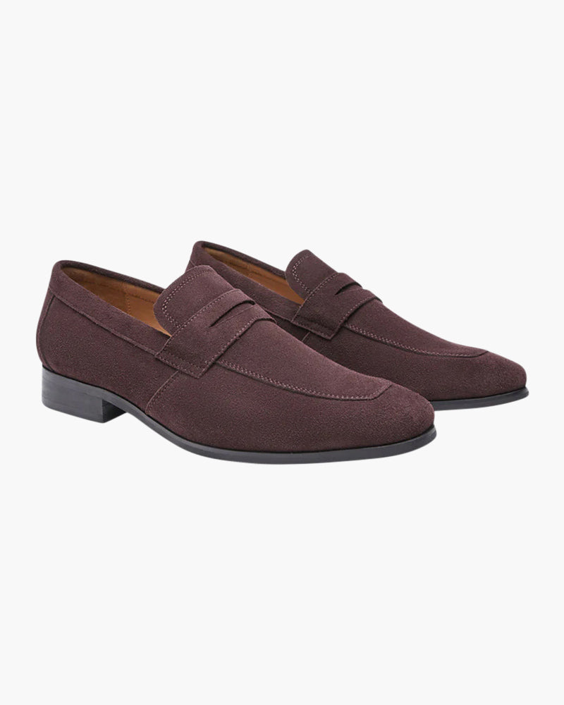 BRAIN™ | Suede penny loafers