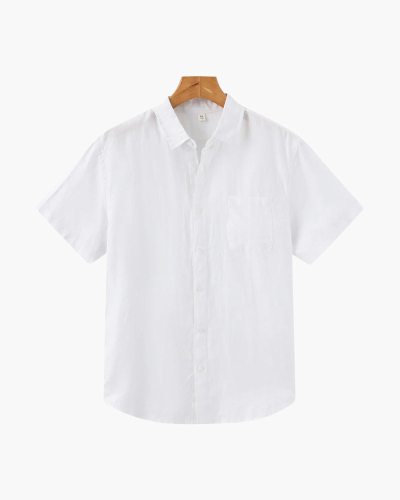 BRAIN™ | LINEN SHIRT (SHORT SLEEVE)