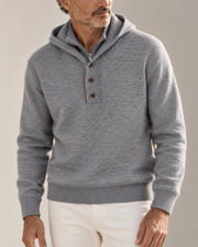 BRIAN™ | Philip Hooded Turtleneck Sweater