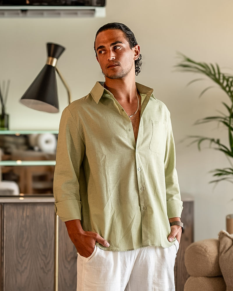 BRAIN™ | 100% LINEN SHIRT