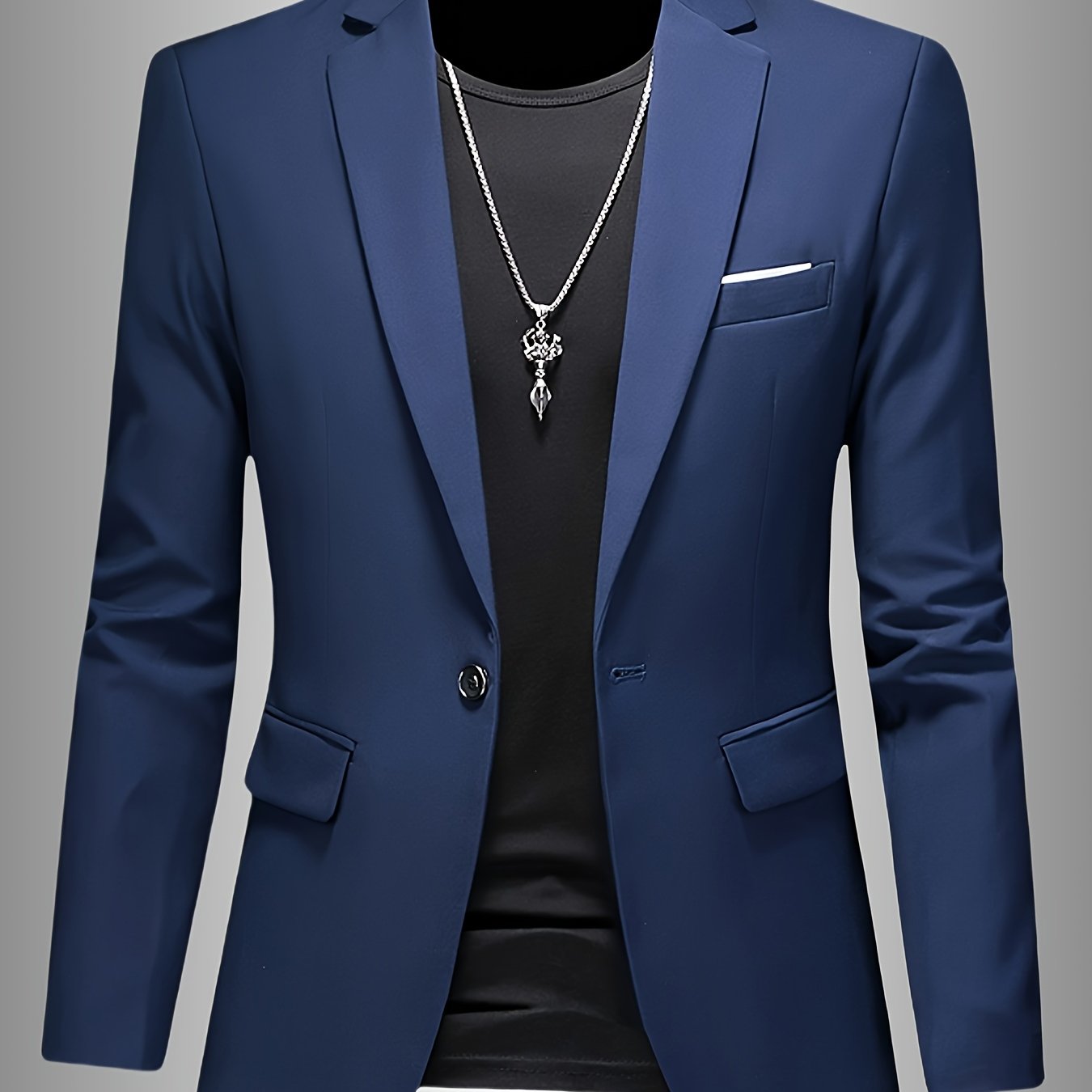 BRAIN™ | Men's Skinny-Fit Woven Blazer
