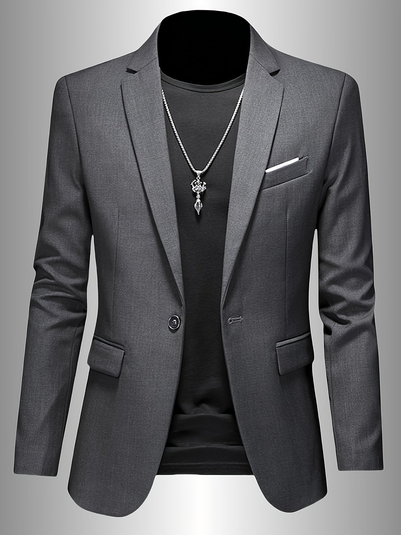 BRAIN™ | Men's Skinny-Fit Woven Blazer