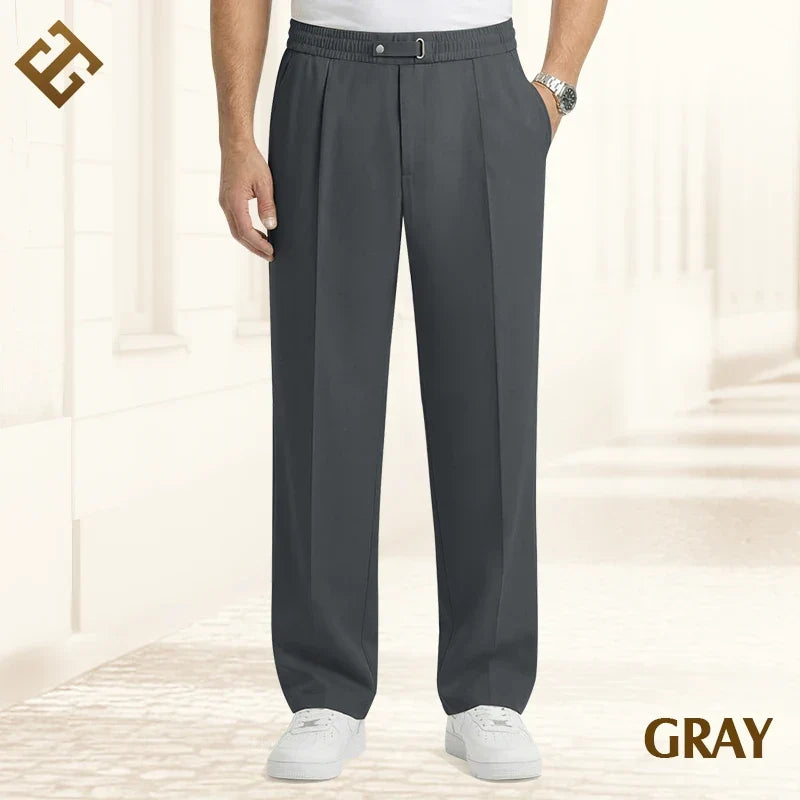 BRIAN™ | EaseTailor - Flexible Straight-Fit Smart Comfort Pants